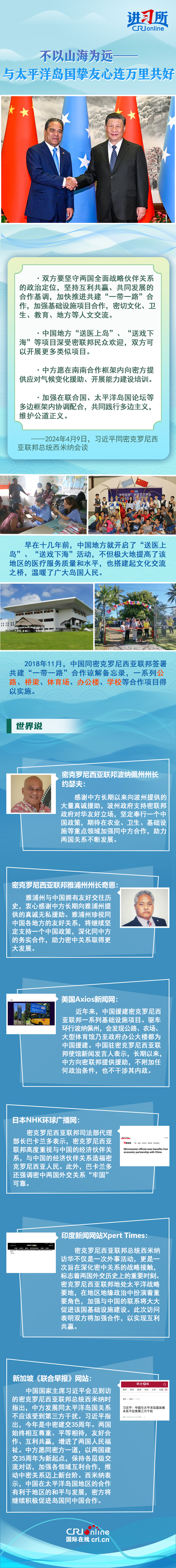 【講習(xí)所中國與世界】不以山海為遠(yuǎn)——與太平洋島國摯友心連萬里共好