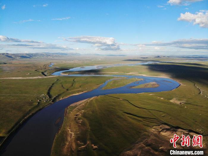 甘肅甘南啟黃河沿岸沙化區(qū)植樹治沙：為“黃河首曲”再添綠